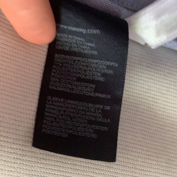 Tommy Hilfiger Stretch Blazer Sport Coat Grey M - Picture 4 of 8